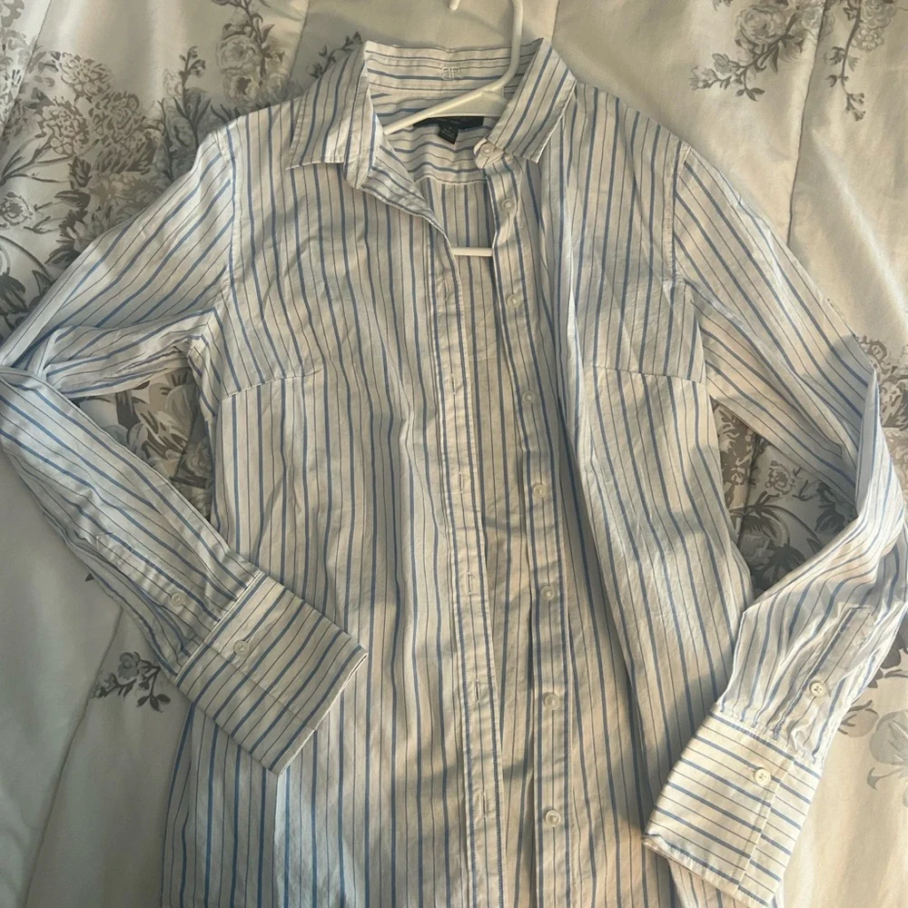 Blue Striped button down - Picture 1 of 4